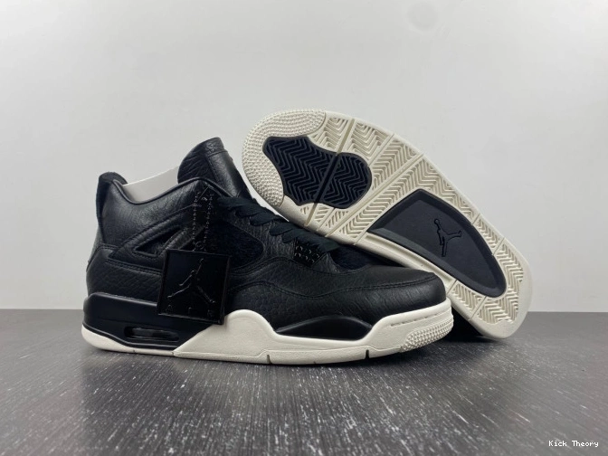 Kick Theory 819139-010 Pony 4 Jordan Retro Black Hair 0802